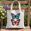 Colorful Butterfly Tote Bag | Nature-Inspired Sparkle Tote for Butterfly Lovers - Design & Print Hub